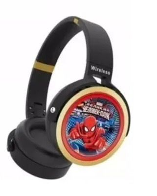 Fone Ouvido Bluetooth Infantil Super Heróis