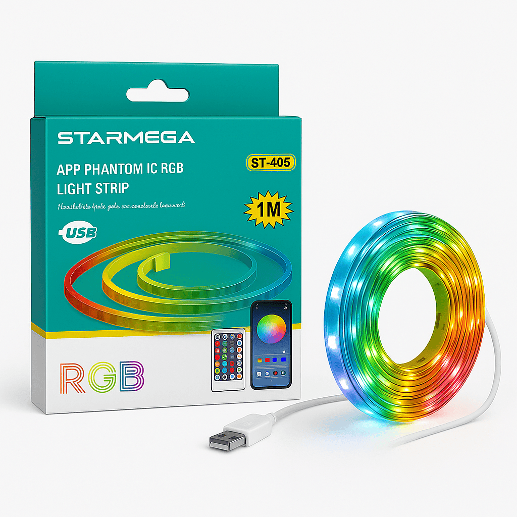 Fita led RGB flexível 1m