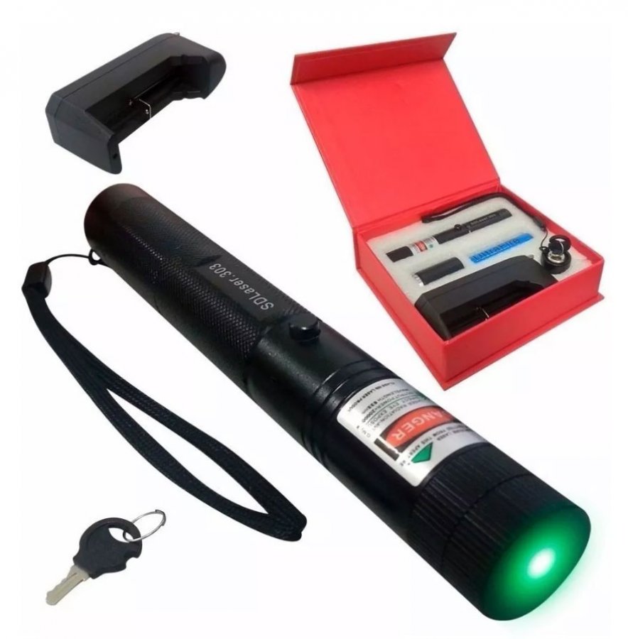 Caneta Laser Point Verde Ultra Forte 98000mw 39KM
