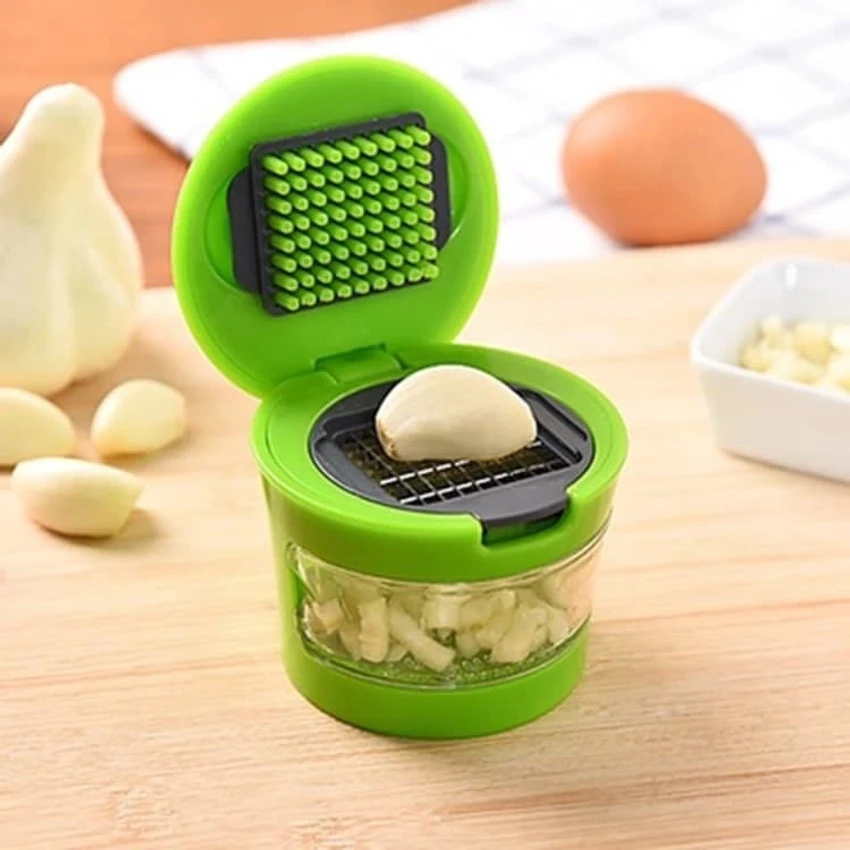 Triturador De Alho Fatiador Picador Garlic Chopper Tempero