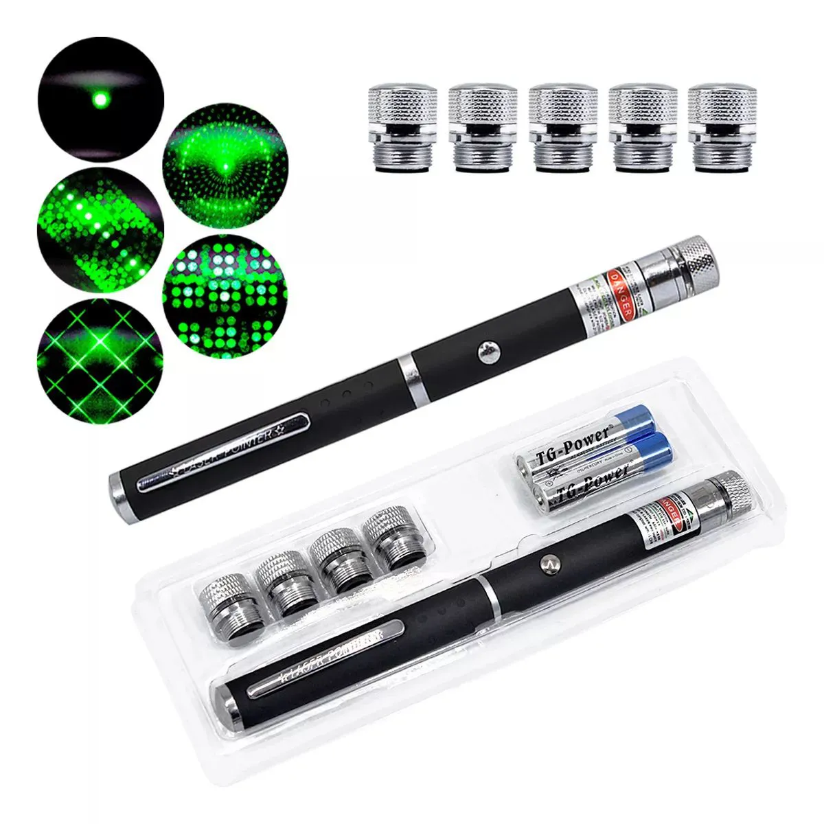 Caneta Laser Pointer Verde 5000mw