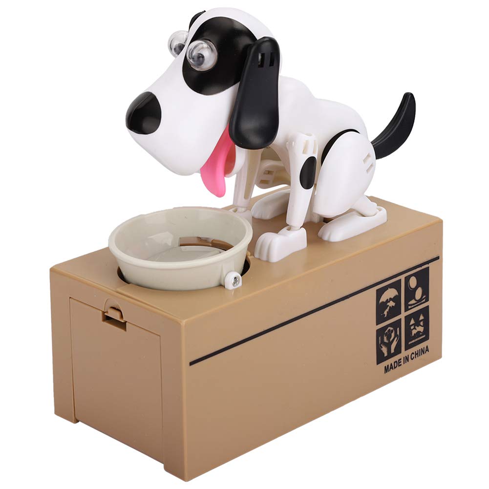 Cofrinho Hungry Dog, cofrinho automático fofo de roubar moedas