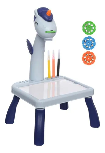 Mesa Projetora Unicorn Lousa Desenho Infantil Educacional