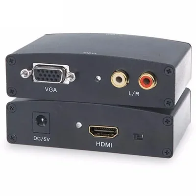 KNUP Adaptador Conversor VGA Para HDMI Com Audio