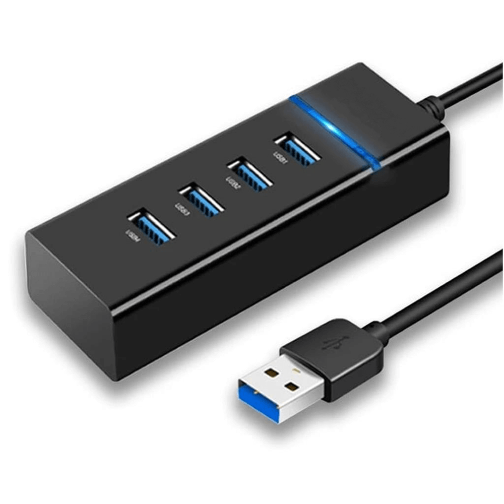 O Hub USB 3.0 com 4 Portas 5.0Gbps de Alta Velocidade