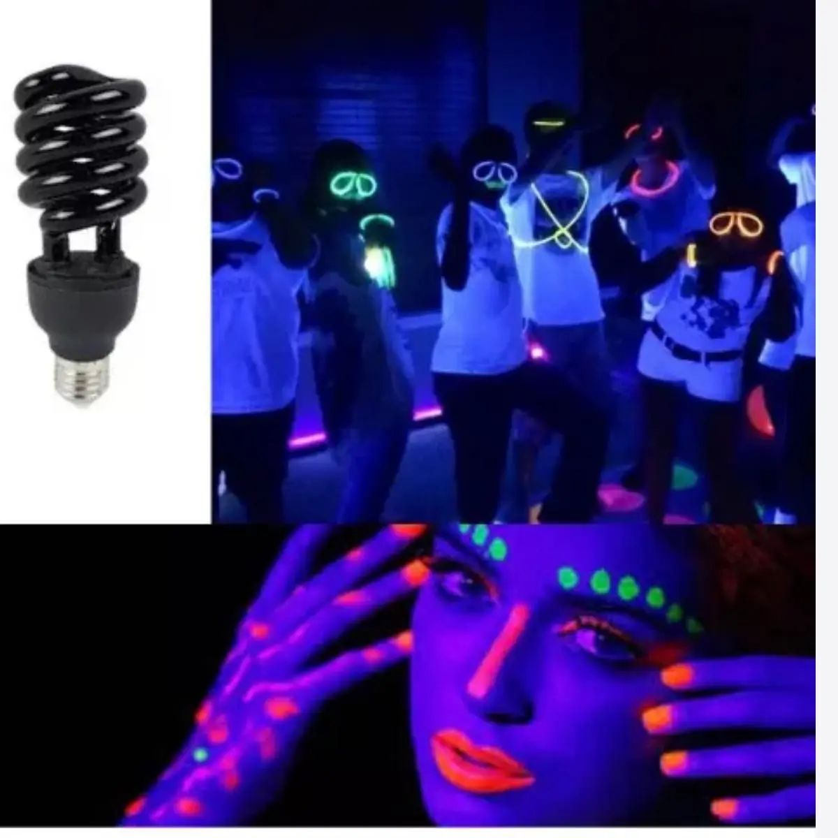 Lâmpada Fluorescente 36w - Luz Negra - Efeito Neon 110v
