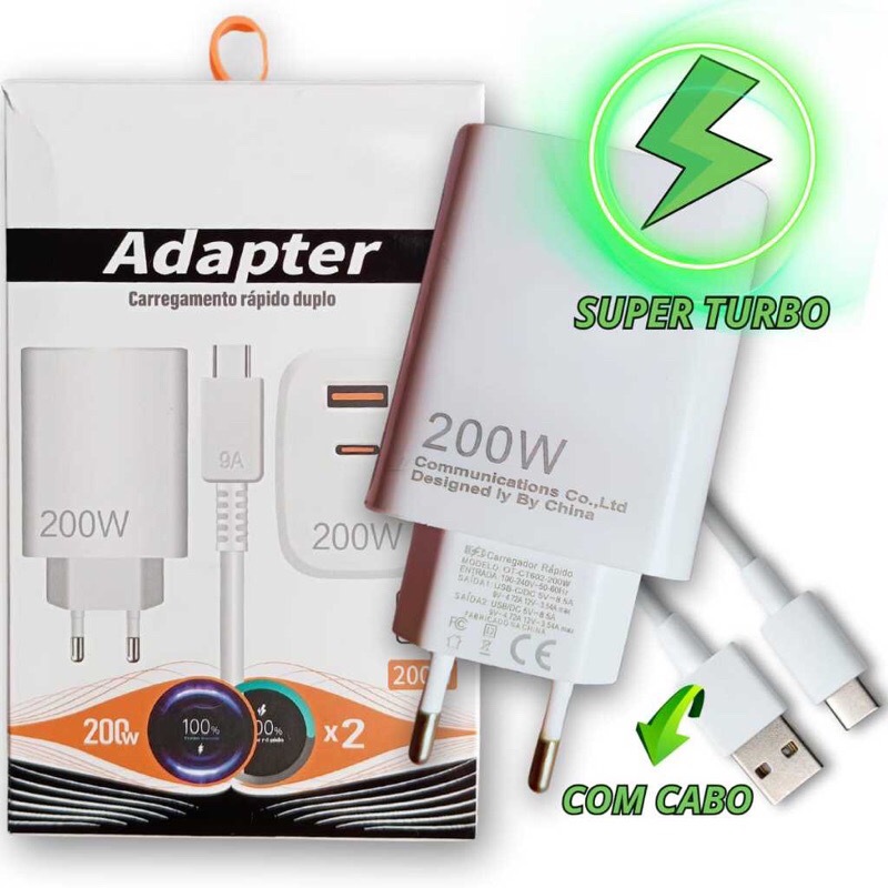 CARREGADOR MI 200W