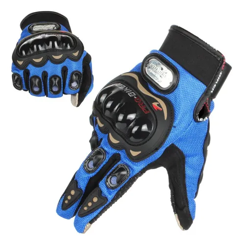 Luvas de motoqueiro com protecao