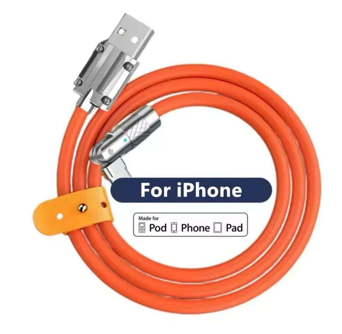 Cabo flexivel turbo para iphone