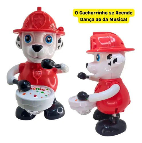 Dog Drums- Cachorro Patrulheiro Dançarino Com Som E Luz