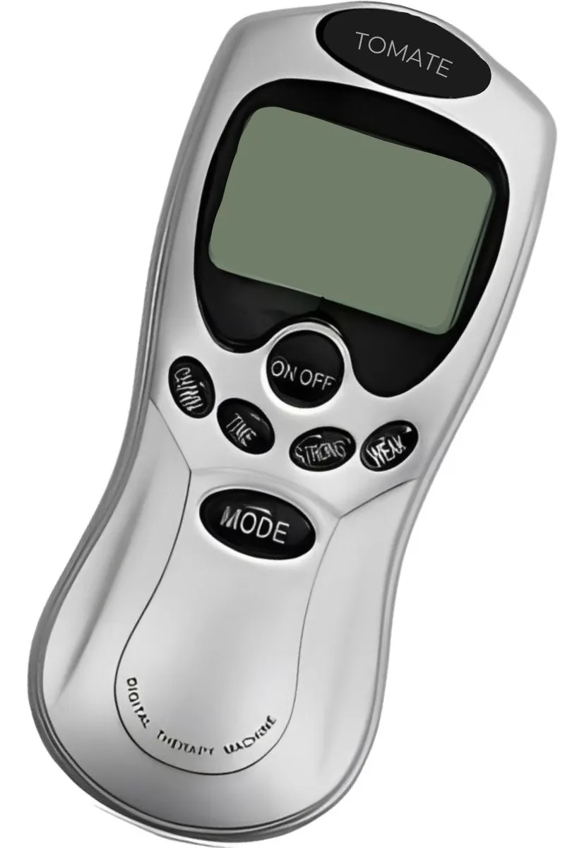 Massageador Fisioterapia Muscular Eletroestimula Recuperação Cor Cinza Pilha