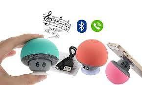 Mini Caixa de Som Cogumelo Portátil Bluetooth 3W
