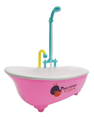 Brinquedo Banheira Para Boneca Com Chuveiro - Thanks Baby
