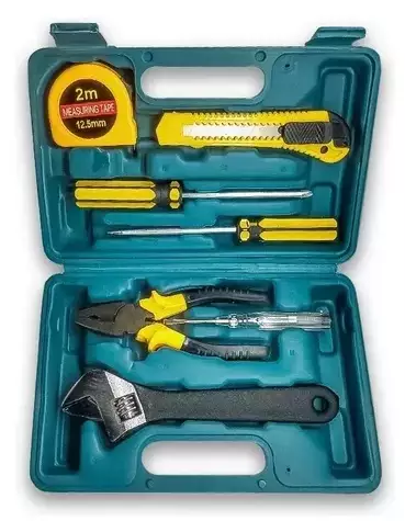 Kit Caixa Maleta Ferramentas Onistek 7 Pçs Fenda Trena Allen