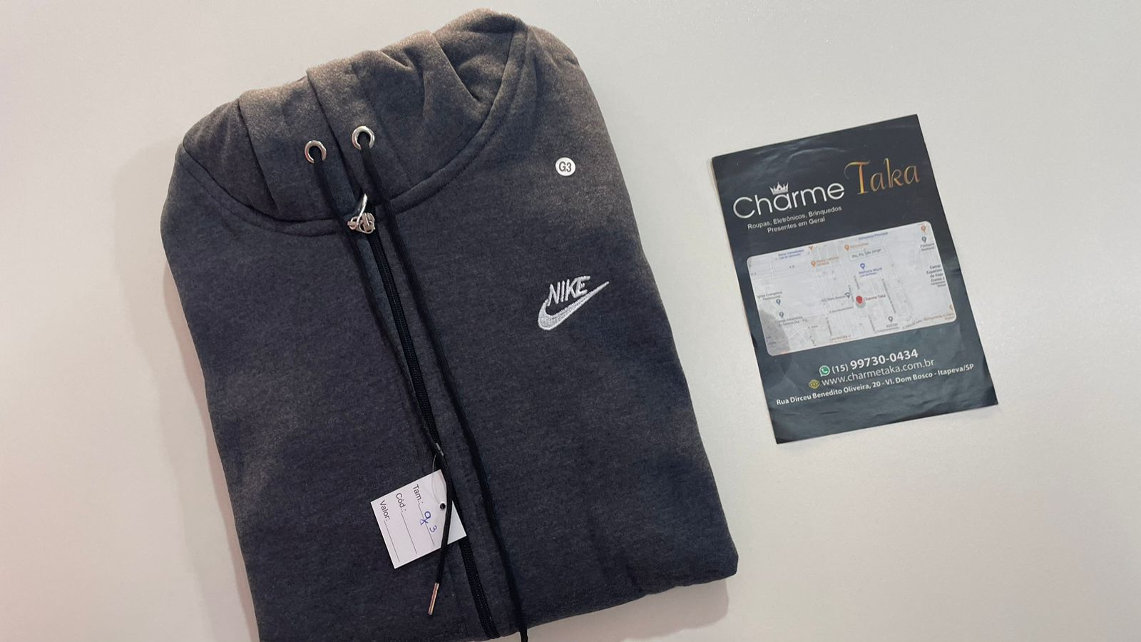 blusa tamanho g3 franelada  zipper n4