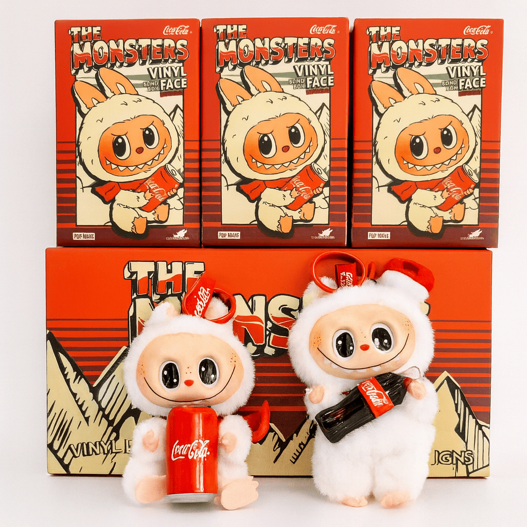 Chaveiro Surpresa Labubu Coca-Cola SORTIDOS