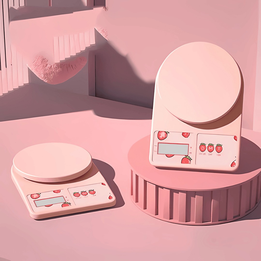 balanca de cozinha rosa ate 10 kl