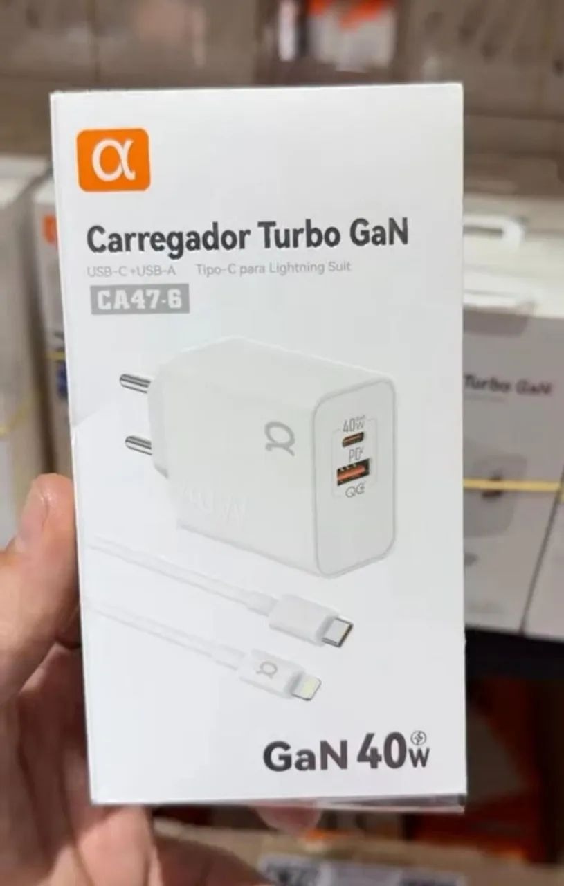 carregador iphone 40w
