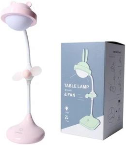 Ventilador e luminaria recarregavel