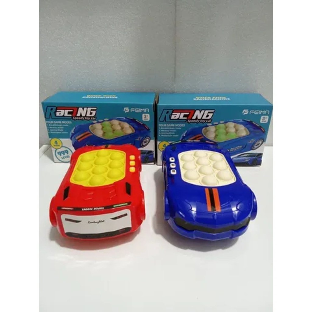 Pop It Eletrônico carro Racing