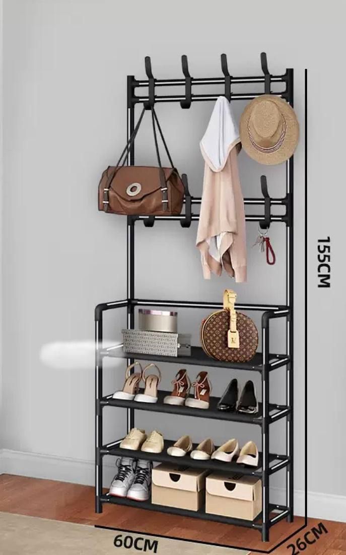 Sapateira 4 Andares com Cabideiro – Organizador