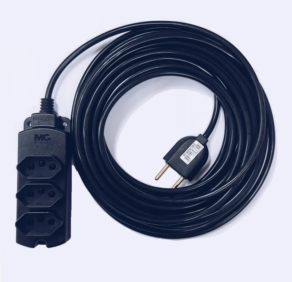 EXTENSÃO ELÉTRICA REFORÇADA 20 MT CABO PP