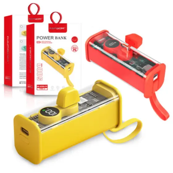 Carregador Portátil Powerbank 5.000mAh KAPBOM - KA-9703-TY