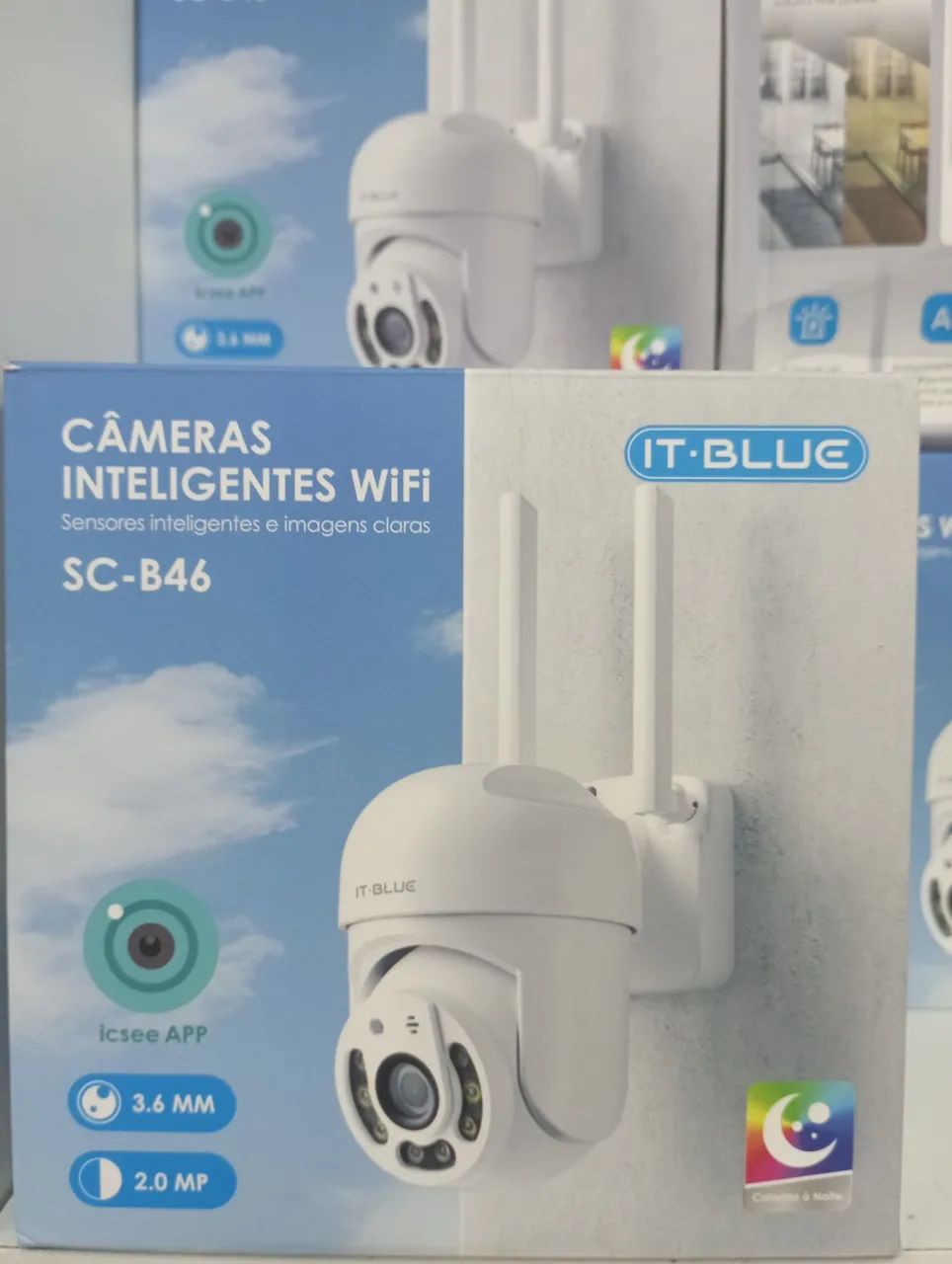 Câmera de Segurança IP Wifi IT-BLUE SC-B46 2.0MP