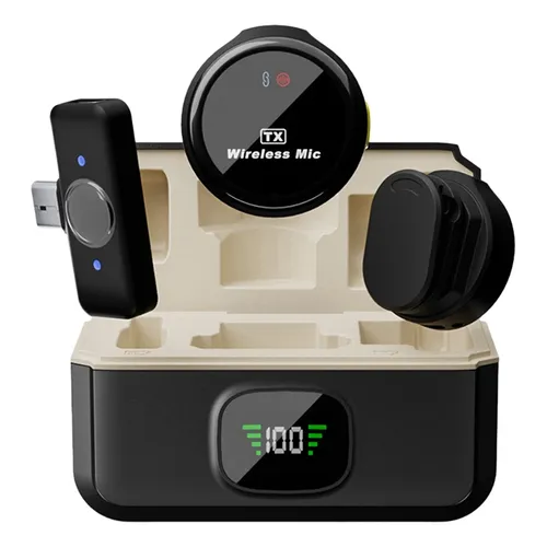 Botão De Microfone De Lapela Sem Fio - Transmissão Ao Vivo A