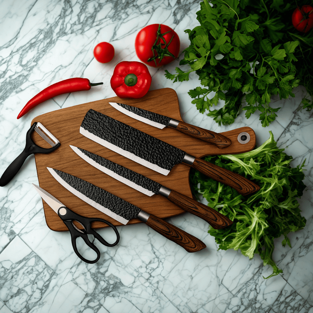 Kit 6 Peças Facas de Uso Diário