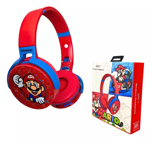 Fone De Ouvido Infantil Menino Menina Super Mário Bros