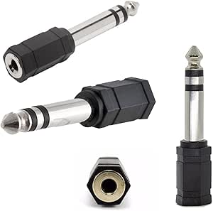 Plugue Adaptador P2 X P10 Conector Fone Caixa Acústica Som