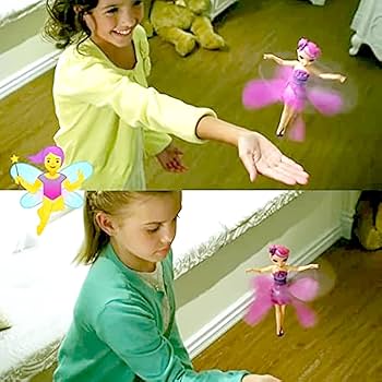 Boneca Que Voa Fadinha Voadora Fada Drone Brinquedo Menina