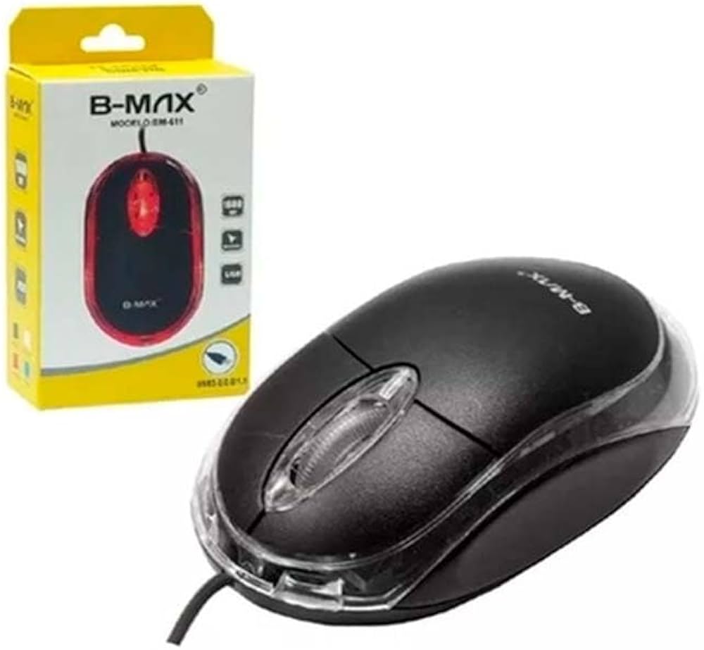 Mouse 2.0 Usb Com Fio Classic Box Óptico Usb Notebook Computador