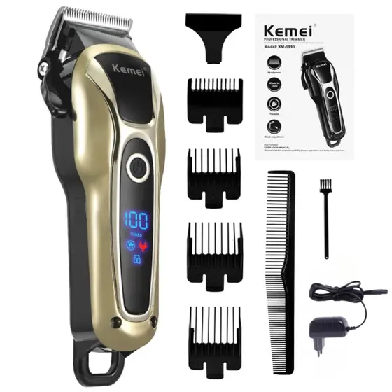 Maquina De Corte Profissional Kemei 1990 110v/240v