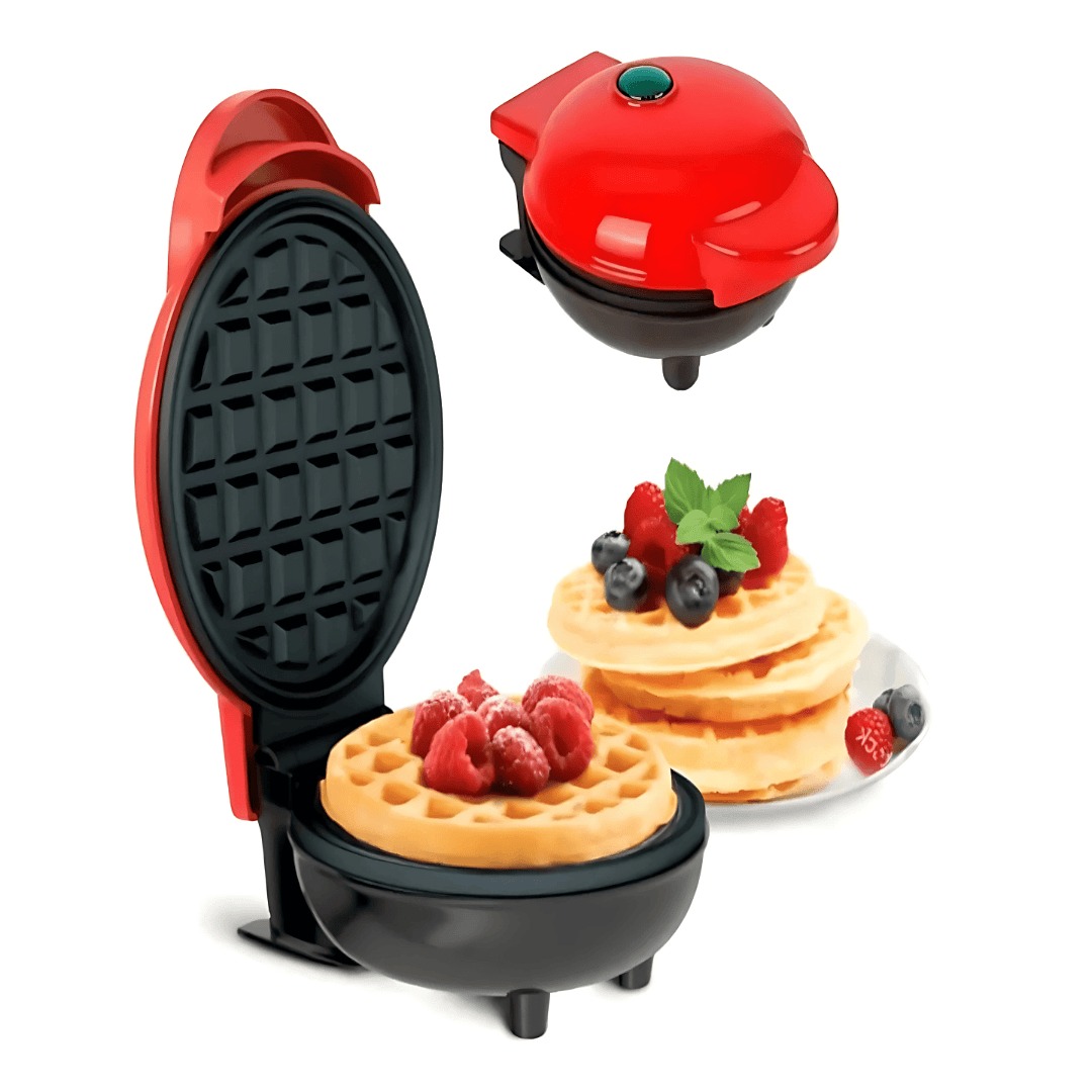 Mini Maquina de Waffles Eletricaa 3 em 1 - 110V