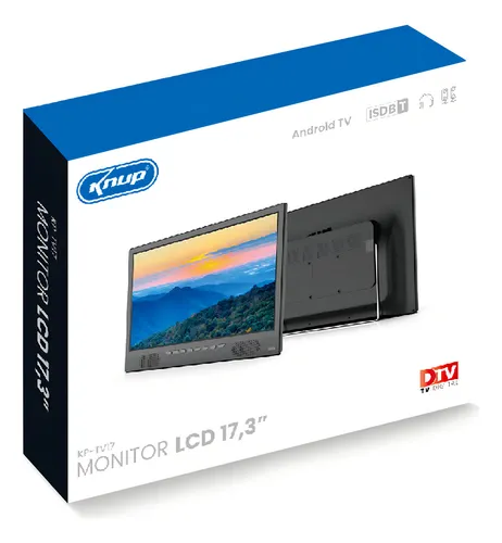 Tv Portátil Digital 17 Polegadas Led Hd Usb Hdmi Sd Monitor