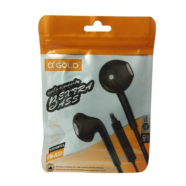 FONE COM FIO GOLD