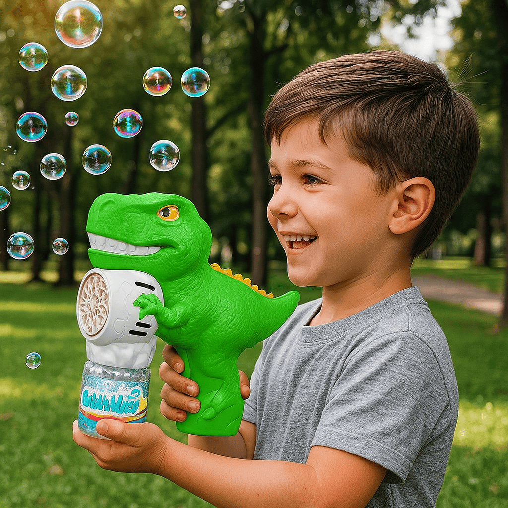 Lançador bolhas automático Dinossauro