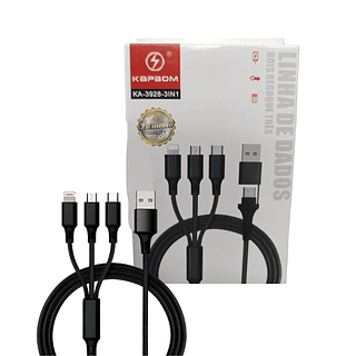 Cabo Kapbom USB 3em1 KAP-201-3EM1
