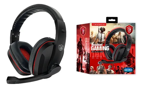 Fone de ouvido Gamer Headset Gamer Gm03 2064195 Shine Color Black