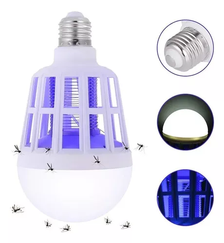 Lâmpada Luz Led 12Watts Mata Mosquito Pernilongo 220v 110v