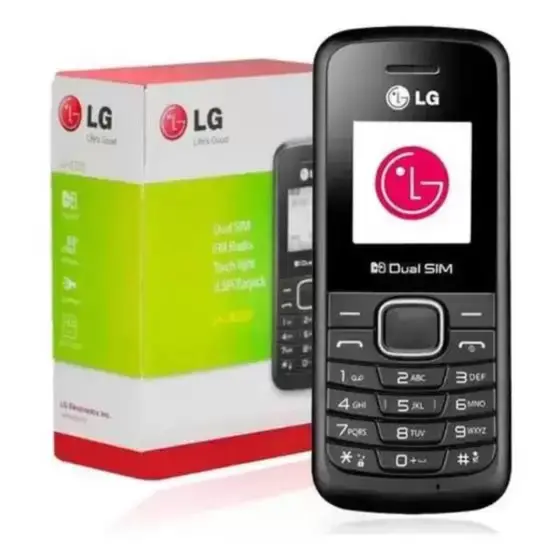 Celular Simples Rural LG B220 Dual Sim Radio Fm Pequeno