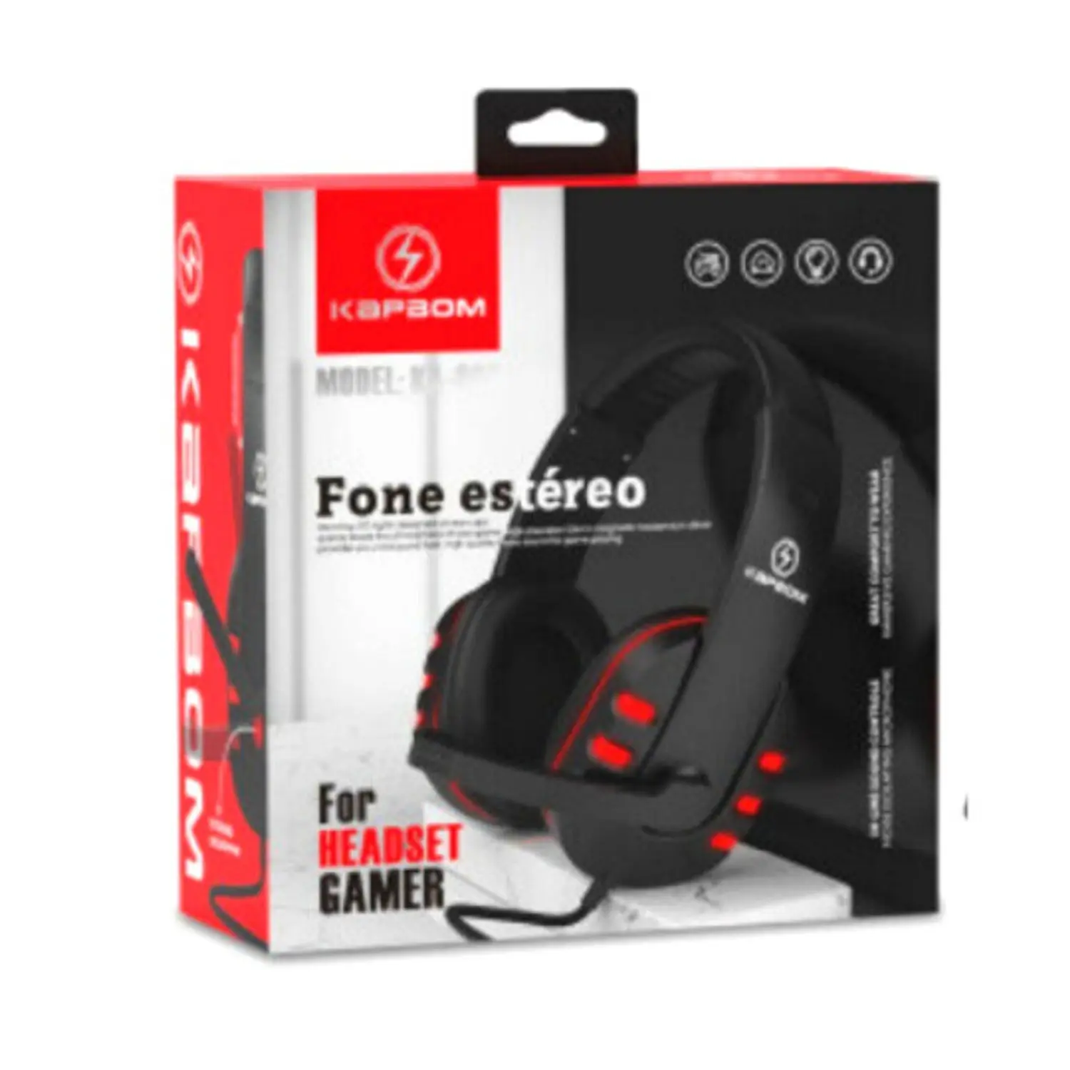 Fone Headset Gamer Com Microfone P2 Kapbom