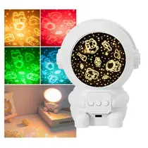 Mini Astronauta Projetor Lâmpada Galaxy Para Quarto Crianças Cor Branco
