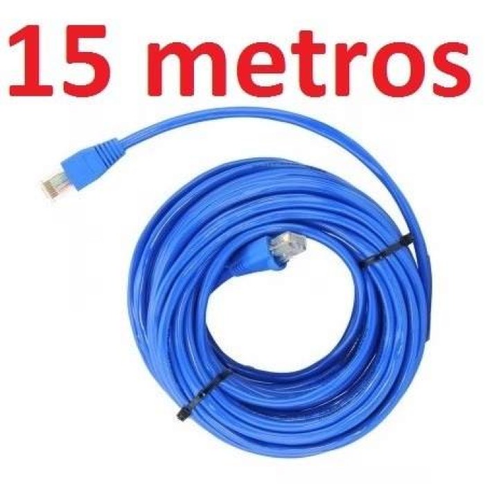 CABO DE REDE 15 MT | CAT5E | RJ45 | 15 METROS